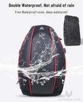 Bolsa De Cola De Motocicleta Negra Impermeable Gran Capacidad Para Viaje Y Equipaje Trasero De Moto Material De Lona Oxford Y EVA - details 2