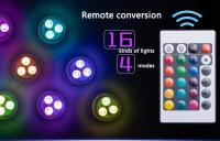 Lámparas Submersibles LED Para Agua IP68 Impermeables Decorativas Para Piscina Luz De Ambiente Para Noche De Boda Y Fiesta - details 4
