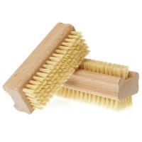 Cepillo De Uñas De Doble Cara Con Cerda De Bambú Y Sisal Herramienta De Limpieza Para Manicura Tamaño Medio - details 1