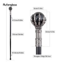 Bastón De Caminar De Vidrio Negro Con Bolilla Steampunk Moda Decorativa Para Caballero Lujo 93cm Con Punta De Goma Para Actividades Al Aire Libre - details 2