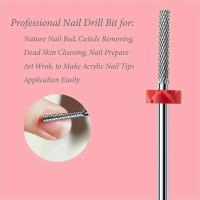 Broca De Uñas De Acero Tungsteno Ggjoyo Herramienta Profesional Para Manicura Y Pedicura Sin Olor Eliminación De Uñas De Acrílico Y Esmalte De Gel - details 2