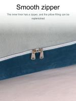 Almohada Multifuncional Para Mujeres Embarazadas Almohada De Lado De Algodón Puro Desmontable Y Lavable Almohada U Para Siesta - details 4