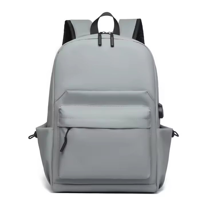 Mochila para estudiantes universitarias de secundaria, mochila sencilla de gran capacidad, mochila informal para computadora de 15 pulgadas - 1
