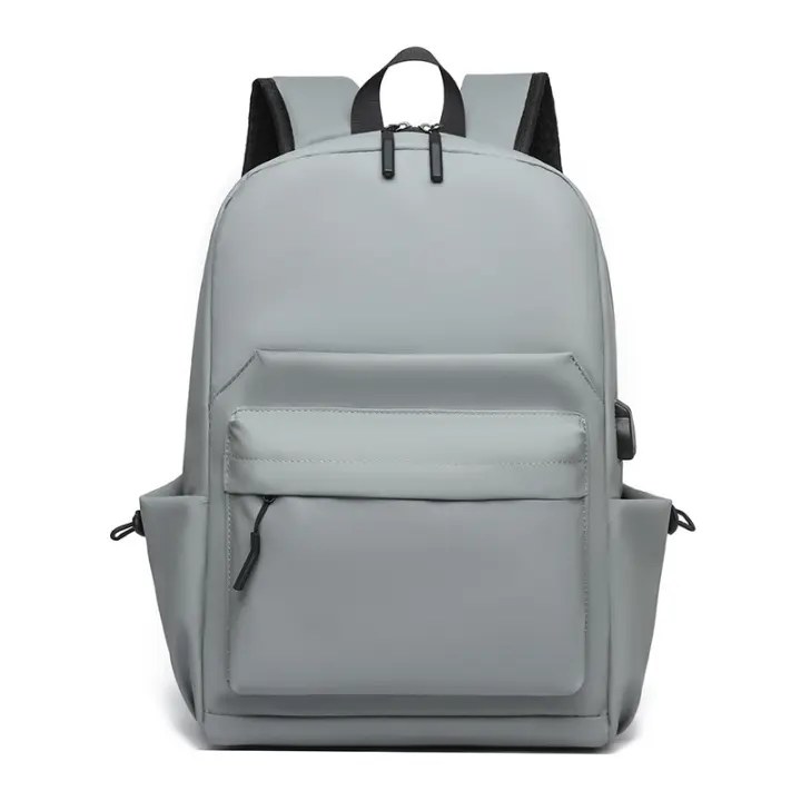 Mochila para estudiantes universitarias de secundaria, mochila sencilla de gran capacidad, mochila informal para computadora de 15 pulgadas - 1