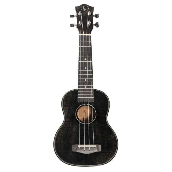 Ukelele Soprano Bones SP620S-BK Arce Negro Brillo - 1