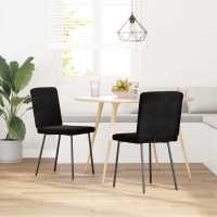 vidaXL Sillas de comedor 2 unidades terciopelo en color Verde claro/Marrón/Azul y más | cómodas modernas ergonómicas para comedor cocina salón hogar - details 8