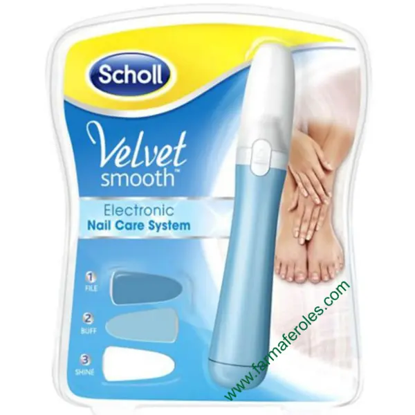 DR SCHOLL VELVET SMOOTH LIMA ELECTRÓNICA UÑAS RECARGABLE. - 1