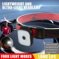 Linterna Frontal Recargable USB De Alta Potencia Con 3 Fuente De Iluminación Para Caza Camping Running Nocturno Lámpara LED - details 8
