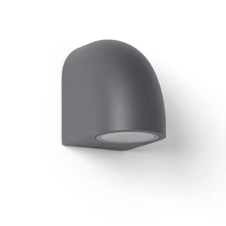 Ledkia Aplique de Pared Exterior Aluminio Areca Negro - 1