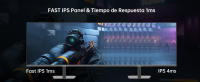 KTC Monitor Gaming 24 Pulgadas Q24T09/H24V13, Fast IPS 180Hz/VA 100Hz, 2K QHD 2560 x 1440/1080P Vertical Monitor, 1ms, HDR10 126% sRGB, FreeSync & G-Sync Computer Monitor, VESA 100 * 100, DP, HDMI, For FPS MOBA RPG MMO RTS Gaming - details 3
