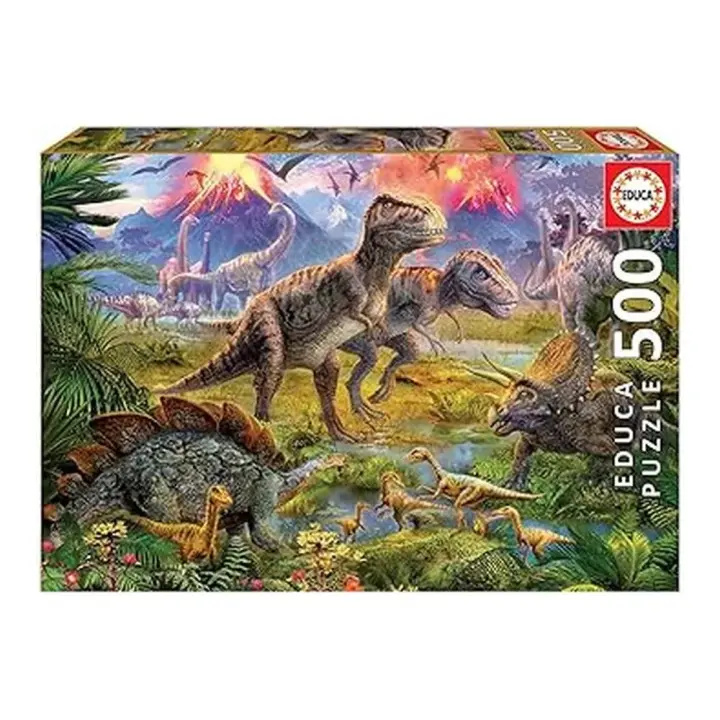 Educa Puzzle Encuentro de Dinosaurios 500 Piezas 15969 - 1