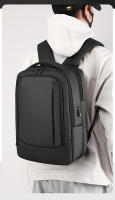 Mochila de negocios de gran capacidad para hombre, mochila moderna y de alta gama, bolso de hombro impermeable para computadora de viaje para hombre - details 5