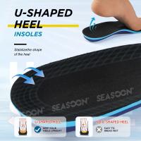 Plantilla de soporte para el arco del pie con amortiguación de aire y amortiguación de impactos, almohadilla de gel suave, talla 35-46 - details 4