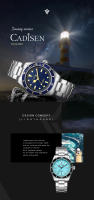 Reloj De Pulsera Para Hombre CADISEN Lujo 38mm Diver Vintage Automático Negocios NH35 Mecánico Cristal De Zafiro 20 Bar Reloj Retro - details 2