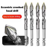 Broca Hexagonal De Alta Dureza Multiusos Con Taladro Eje Asimétrico Carburo Triangular Acero De Tungsteno Cuatro Borde Abre Agujeros Para Madera Y Metal - details 1