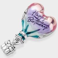 Pandora Charm de Colgante en Plata de Ley Feliz Cumpleaños Globo Aerostático 791501C01，Incluye Caja Original - details 0