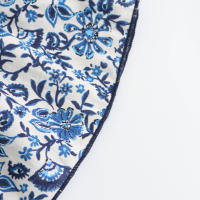 Vestido Largo Sin Mangas De Mujer TRAF Elegante Y Moderno De Verano Con Estampado De Flores Y Cuello Bajito Para Fiestas Y Noches - details 18