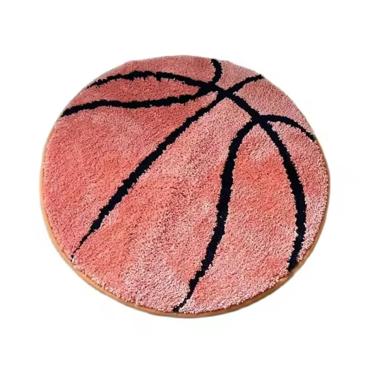 Alfombra Tejida De Baloncesto Antideslizante Para Cocina Dormitorio Alfombra De Entrada Decorativa Para Sala De Estar Material Poliéster 100% - 1