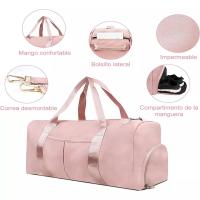 Bolsa De Deporte Para Hombres Con Compartment Para Zapatos Y Bolsa Húmeda Bolsa De Viaje Para Mujeres Bolsa De Gimnasio Para Natación Y Yoga - details 4