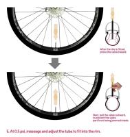 Tubo Interno De Bicicleta Ridenow 700C X 18 25 28 32 MTB TPU Con Válvula Francesa Largo 45/65/85mm Super Ligero 28'' - details 12