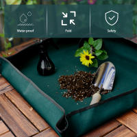 Manta De Repotado Para Plantas 110CM De Tela Oxford Impermeable Plegable Para Jardinería Y Transplantación De Macetas - details 3