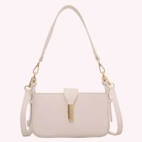 Bolso De Mano De Moda Cuadrado Tendencia Bolso Cruzado Con Correa Ajustable De Cuero PU Satchel Monedero Para Mujer - details 4