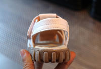 Sandalias De Cuero Para Niños Y Niñas 100% Suave Para Verano Zapatos De Playa Deportivas Princesa Con Cordones Y Cierre De Correa - details 14