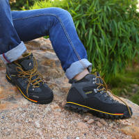 Zapatos De Senderismo Para Hombres Botas De Montañismo Impermeables Zapatos De Exterior Para Escalada Y Buceo Suela De Goma Talla Unida Material De Suela EVA - details 10