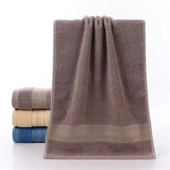 Juego De Toallas De Baño De 2 Piezas Absorción Mejorada Color Sólido Suave Y Amigable Con La Piel Accesorios De Baño Toallas Rectangulares De Algodón 100% - 1