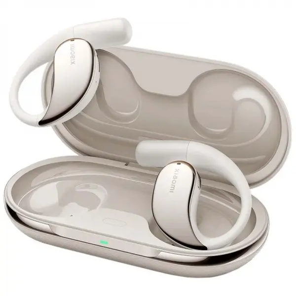 Xiaomi openwear auriculares bluetooth 5.3 tws - diseño abierto - doble microfono con reduccion de ruido - autonomia hasta 7.5h - control tactil - color beige - 1