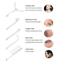 Kit De Terapia Facial Profesional 5 En 1 Darsonval Herramienta Portátil Para El Cuidado De La Piel En El Hogar Material ABS Fuente De Alimentación Eléctrica - details 3