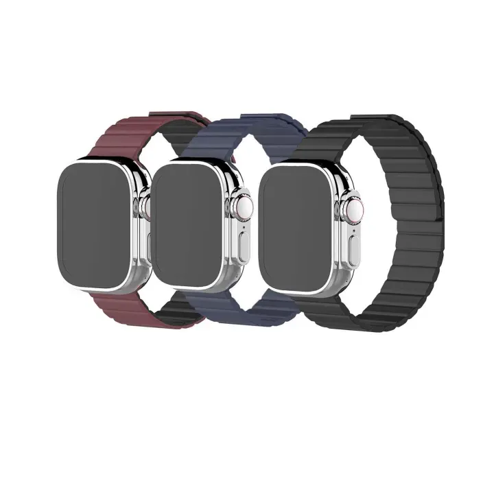 Compatible con Apple Watch de 41/40/38, 42/44/45/49 mm, correa de silicona para reloj, correa de repuesto de silicona. - 1