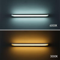 Lámpara De Espejo Para Baño Moderna 9W/12W 220V LED Acero Inoxidable Iluminación De Vestíbulo Luz De Pared Para Maquillaje - details 3