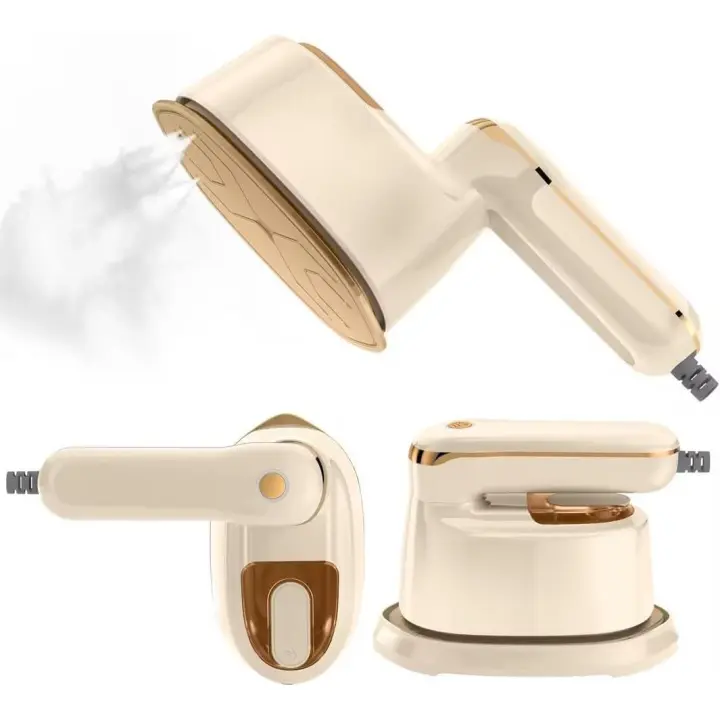 Mini plancha de vapor, plancha de vapor portátil 2 en 1, 1100 W y 15 s de calentamiento rápido, plancha de vapor portátil para el hogar y regalo, viajes - 1