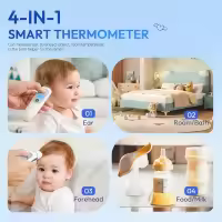 Termómetro de oído para adultos y niños, termómetro de oído y termómetro De precision, fácil de usar, Mode 2 en 1 - details 2