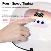 Secador De Uñas LED UV Portátil Con Fuentes De Luz Doble Y Pantalla Digital 57 Bolas De Luz Para Manicura En Salón Y Hogar - details 3