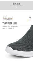 Zapatillas De Correr Para Hombre Y Mujer 2023 Comodidad Durabilidad Blanco Suela Plana Canvas Talla 35-44 Zapatillas Clásicas Sin Cordones Mesh EVA - details 7