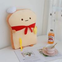 Almohada de pan tostado divertido de 17,7 pulgadas, Linda almohada de Plush with form de Pan, cojín de sofá de comida tostada suave para decoración del Hogar. - details 3
