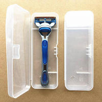 Caja De Almacenamiento Transparente Para Cepillos De Barba De Plástico De Alta Calidad Caja De Afeitar Portátil Para Viajes Contenedor Para Hojas De Afeitar Para Hombres - details 5