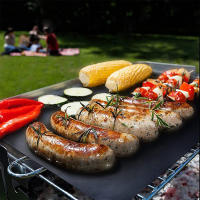 Mantel De Barbacoa No Pegajoso 4Pcs Herramientas De Cocina Resistentes Al Calor Fácil De Limpiar Para Asar Y Hornear - details 4
