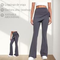 Mallas deportivas Legging Cruzada de Yoga/Gym/Pitales de Cintura Alta con Efecto Push Up Cruzado - Adelgaza y Moldea tu Figura - details 0