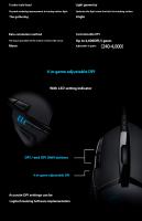 Ratón De Juego Logitech G402 Con Cable Para Computadora Y Notebook Periférico Especial Compatible Con CSGO Y Eat Chicken - details 5