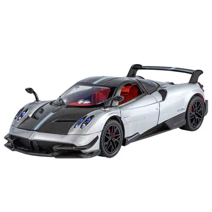 Modelo De Coche Pagani Huayra a Escala 1:24 Con Acción De Retroceso Retro Para Regalo Perfecto Para Enthusiasts De Carreras Y Coleccionables De Exposición - 1