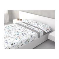 Juego de Sábana microfibra de Verano Estampado unisex  Suave Anti-bolitas - Cama 90cm 105cm 135cm 150cm. Con una encimera, una funda de almohada y una bajera. - details 6