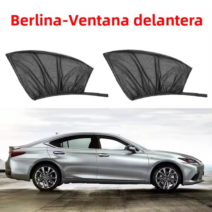 Accesorios De Estilo Universal Para Coche Cortina De Ventana Lateral Protector Solar Cubierta De Ventana Trasera Visera De Escudo Protección UV - 1