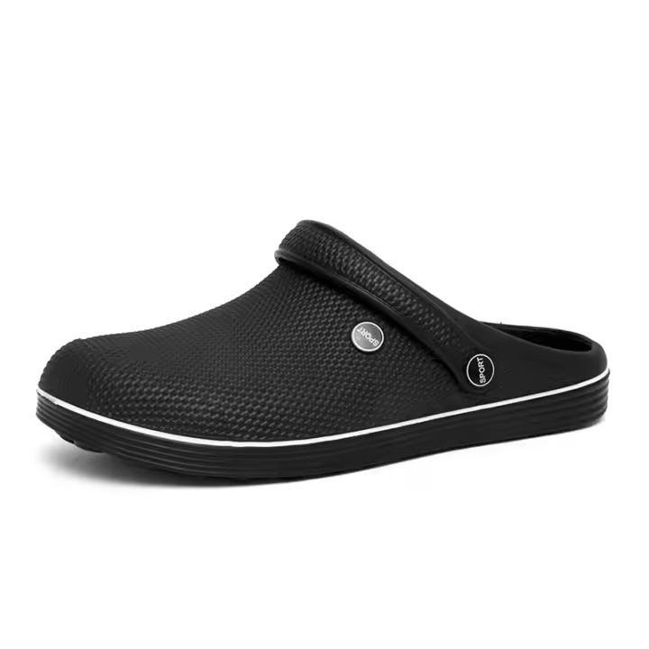 Zapatillas Planas Para Hombre EVA Impermeables Perforadas Con 2 Pares De Sandalias Y Pantuflas Zapatos De Pesca Zapatos De Enfermera - 1