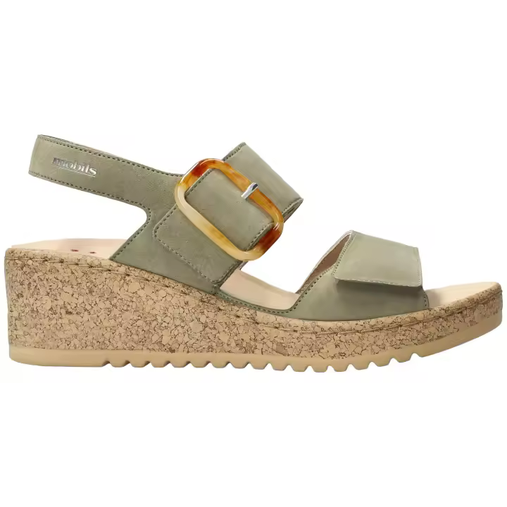 SANDALIA MOBILS NASMA MUJER KHAKI - 1