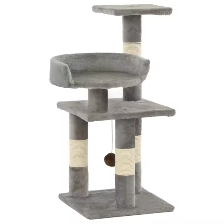 vidaXL Rascador para Gatos con Postes de Sisal 65cm Accesorios Mascotas Color Azul,  Amarillo,  Gris y mas - 1