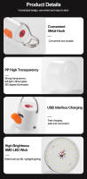 Lámpara LED Recargable Usb para Acampar Portátil Iluminación de Emergencia Linternas Luz de Picnic al Aire Libre Lámpara de Tienda Colgante - details 5