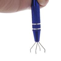 Aguja De Pinza Metálica Para Coger Componentes Pequeños Y IC Chips Herramienta De Mano Duradera Antiestática Resistente Al Calor Y Magnética - details 3